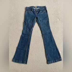 FREE PEOPLE LOW RISE FLARE JEANS